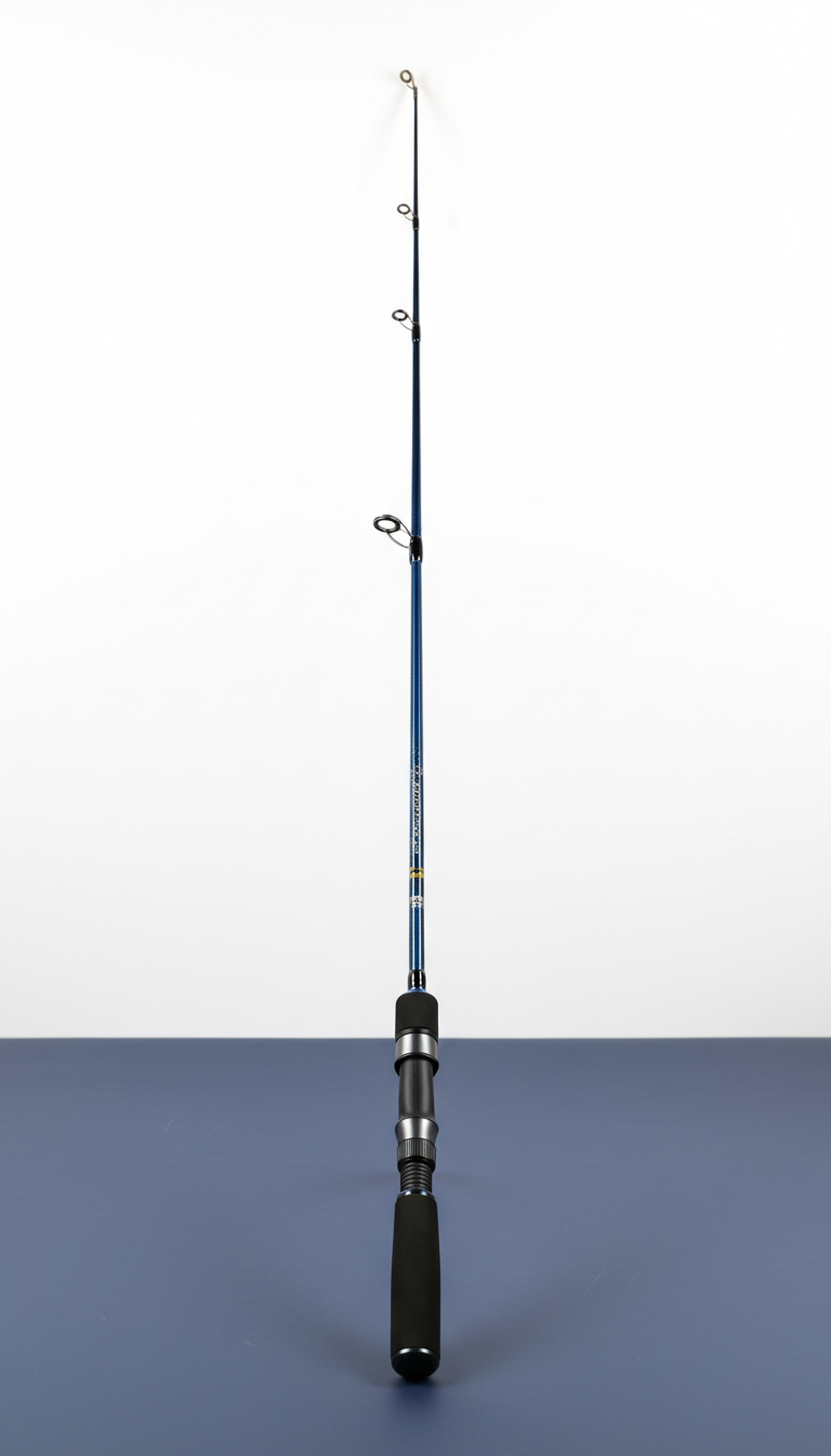 Corrosion-Resistant Deep Blue Fishing Rod