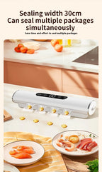 Professional Vacuum Sealer for Food Vacuumor for Products Kitchen Sealing Machine Cuisine Packaging Plastic Bag Sealant