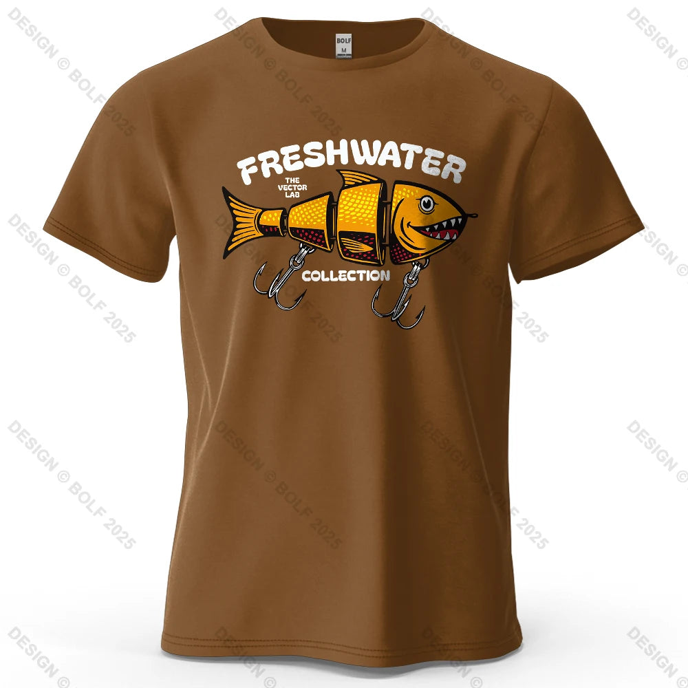 Fishing Lure Graphic T-Shirt | Oversized Cotton Tee