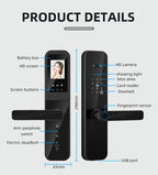 Smart Fingerprint Door Lock with HD Camera & WiFi