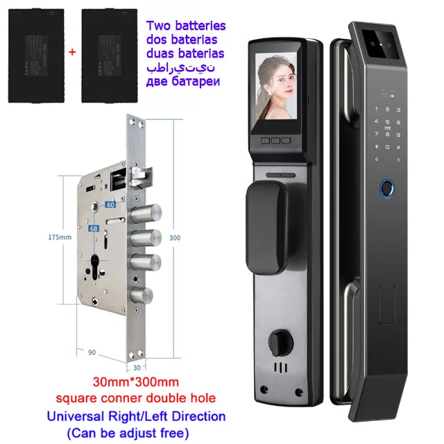 YKESDL D14P Smart Door Lock – Face & Fingerprint WiFi