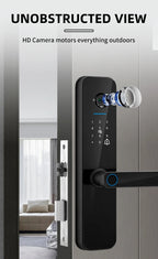 Smart Fingerprint Door Lock with HD Camera & WiFi