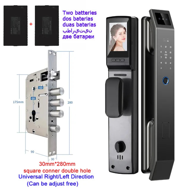YKESDL D14P Smart Door Lock – Face & Fingerprint WiFi