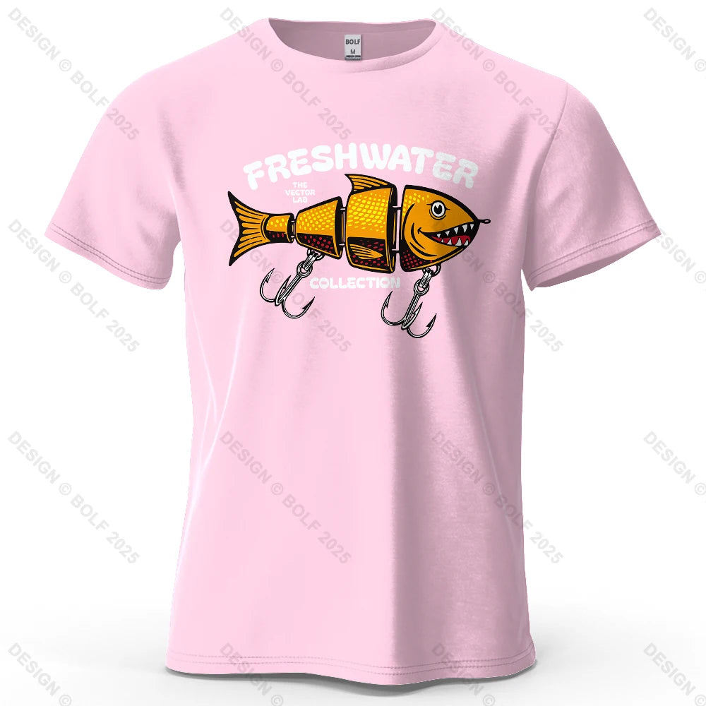 Fishing Lure Graphic T-Shirt | Oversized Cotton Tee