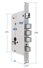 YKESDL D14P Smart Door Lock – Face & Fingerprint WiFi