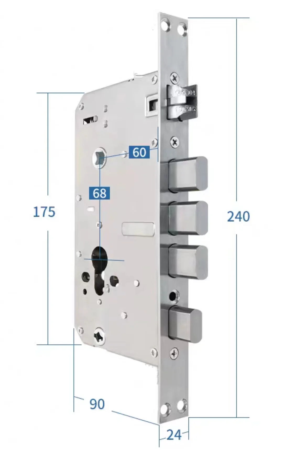 YKESDL D14P Smart Door Lock – Face & Fingerprint WiFi