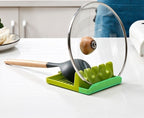 Kitchen Spoon Holders Fork Spatula Rack Shelf Organizer Plastic Chopsticks Holder Non-slip Spoons Pad