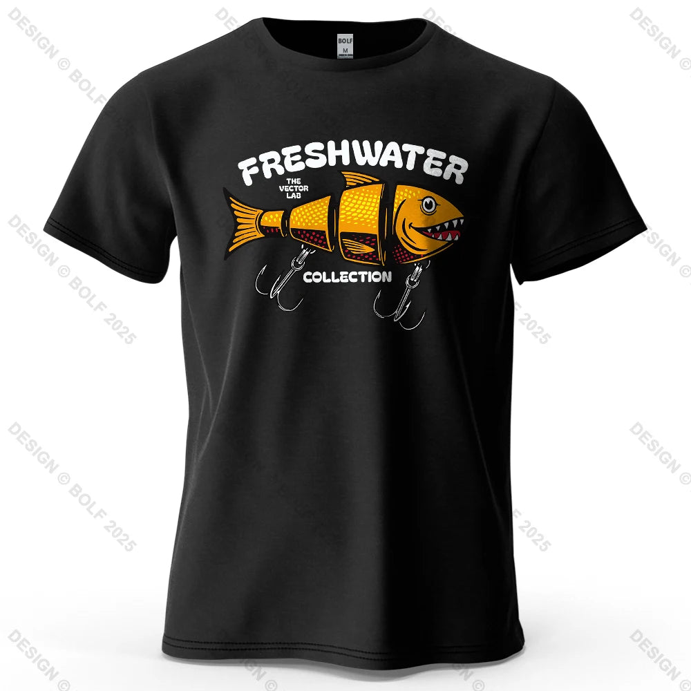 Fishing Lure Graphic T-Shirt | Oversized Cotton Tee