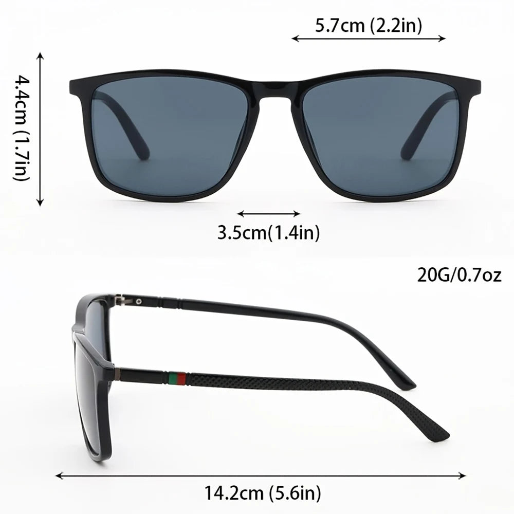 Square Polarized Sunglasses | UV400 Outdoor Eyewear