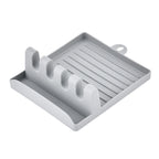 Kitchen Spoon Holders Fork Spatula Rack Shelf Organizer Plastic Chopsticks Holder Non-slip Spoons Pad
