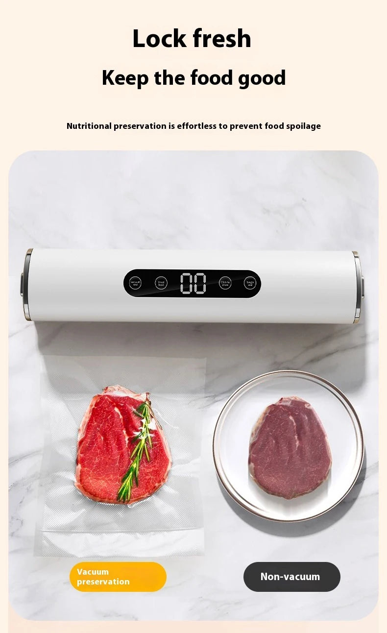 Professional Vacuum Sealer for Food Vacuumor for Products Kitchen Sealing Machine Cuisine Packaging Plastic Bag Sealant