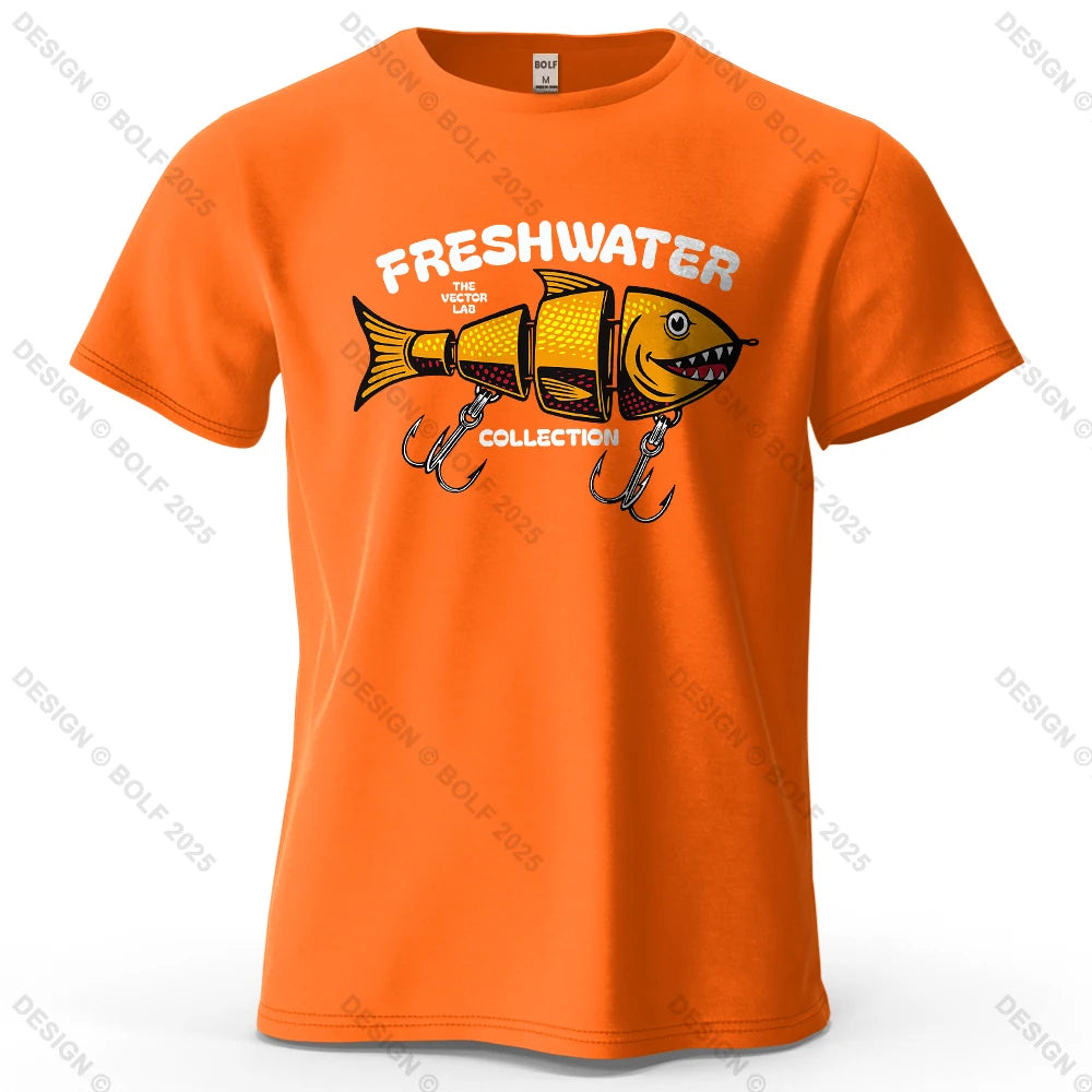 Fishing Lure Graphic T-Shirt | Oversized Cotton Tee