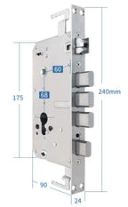 YKESDL D14P Smart Door Lock – Face & Fingerprint WiFi