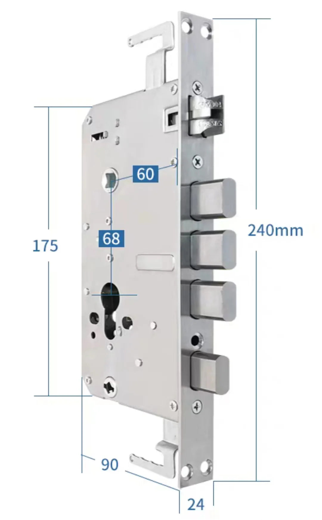 YKESDL D14P Smart Door Lock – Face & Fingerprint WiFi