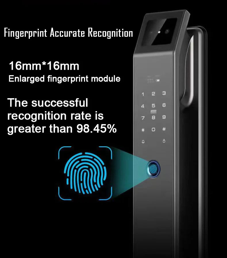 YKESDL D14P Smart Door Lock – Face & Fingerprint WiFi