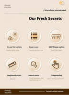 Professional Vacuum Sealer for Food Vacuumor for Products Kitchen Sealing Machine Cuisine Packaging Plastic Bag Sealant