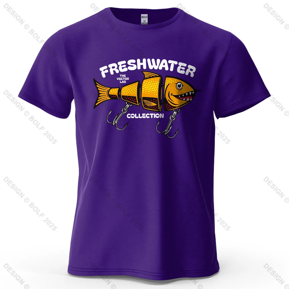 Fishing Lure Graphic T-Shirt | Oversized Cotton Tee