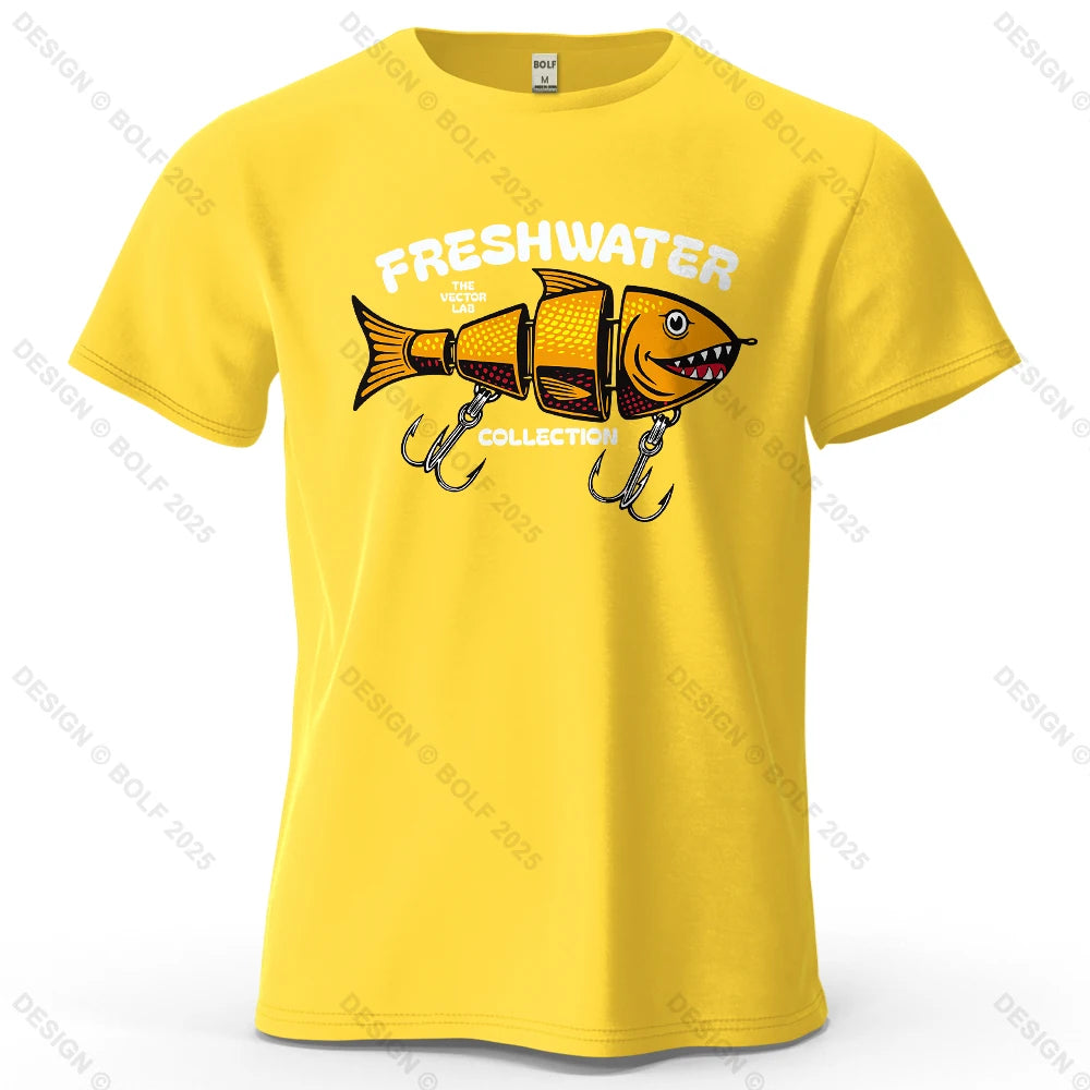 Fishing Lure Graphic T-Shirt | Oversized Cotton Tee