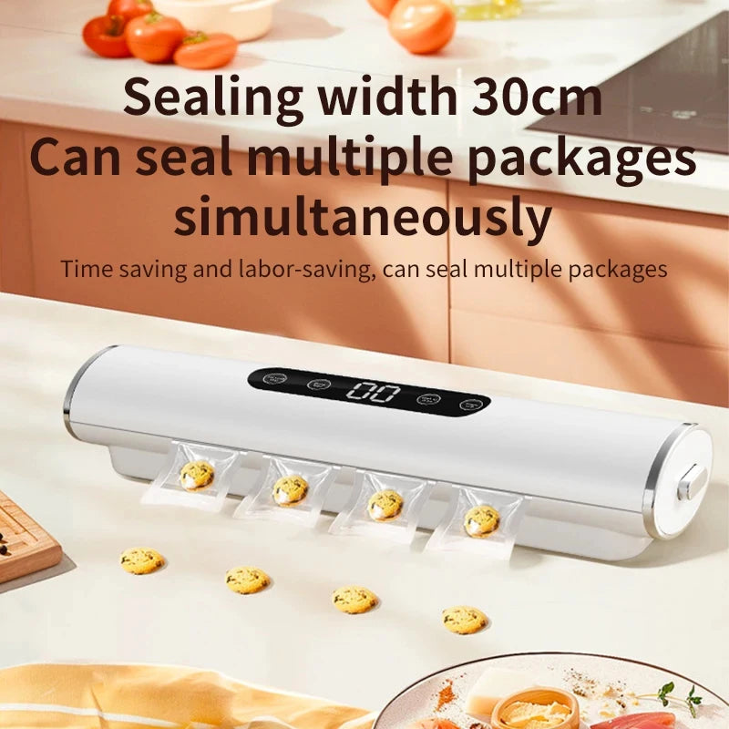 Professional Vacuum Sealer for Food Vacuumor for Products Kitchen Sealing Machine Cuisine Packaging Plastic Bag Sealant