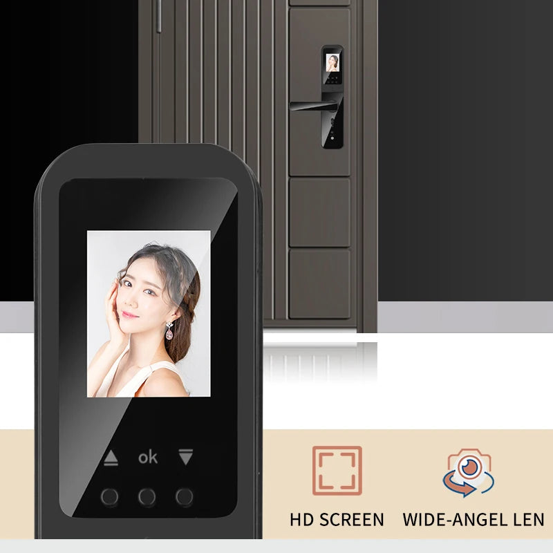 Smart Fingerprint Door Lock with HD Camera & WiFi