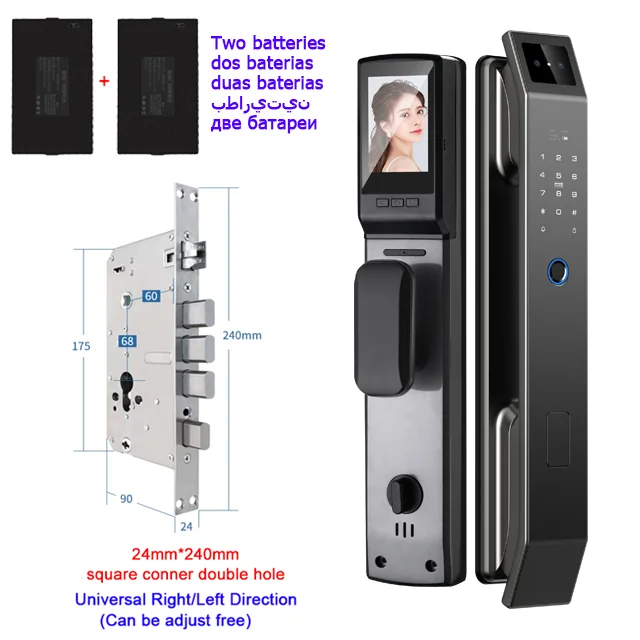 YKESDL D14P Smart Door Lock – Face & Fingerprint WiFi