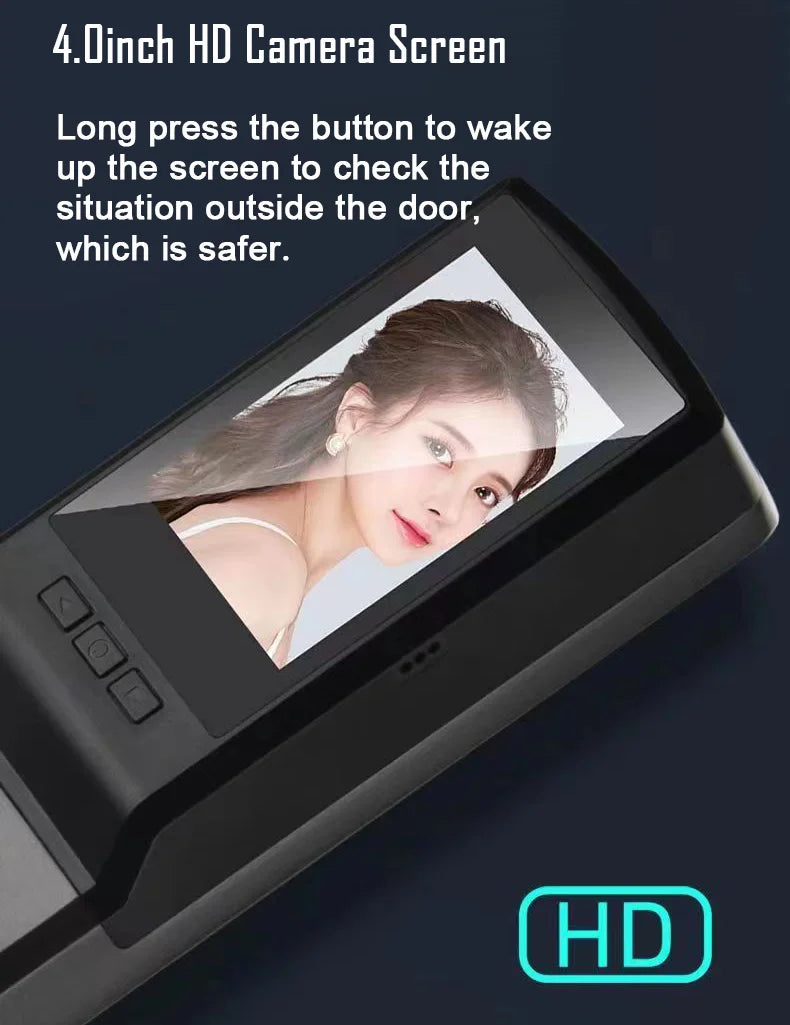 YKESDL D14P Smart Door Lock – Face & Fingerprint WiFi