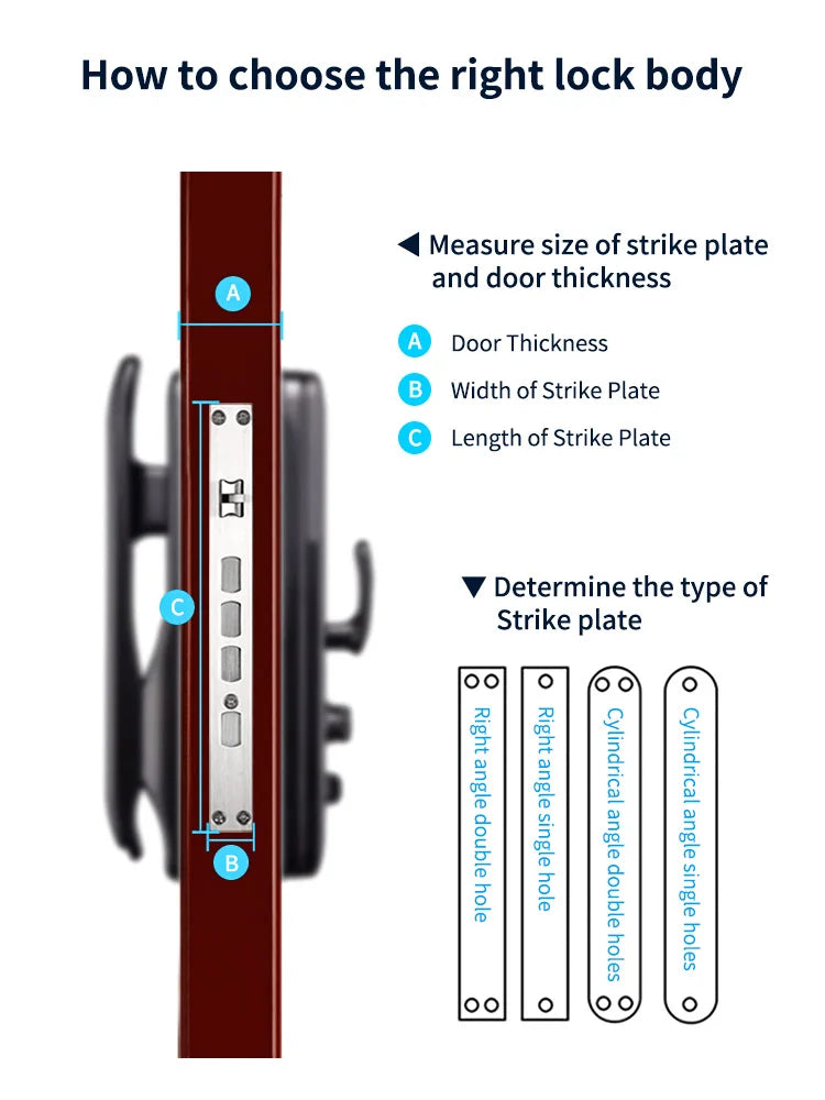 YKESDL D14P Smart Door Lock – Face & Fingerprint WiFi