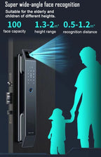 YKESDL D14P Smart Door Lock – Face & Fingerprint WiFi