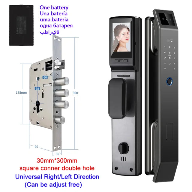 YKESDL D14P Smart Door Lock – Face & Fingerprint WiFi