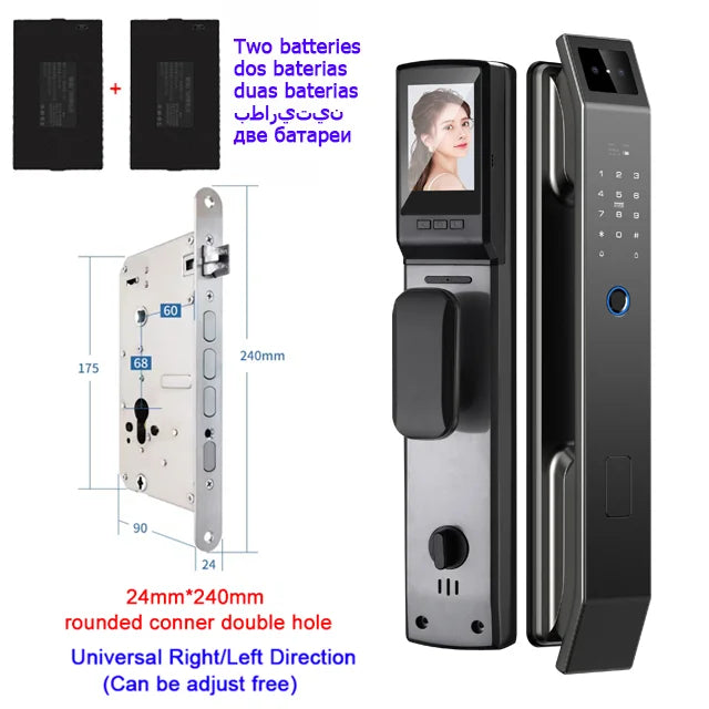 YKESDL D14P Smart Door Lock – Face & Fingerprint WiFi