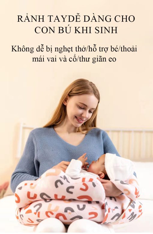 Gối cho con bú, gối hỗ trợ cho trẻ ti sữa - Hình ảnh 7