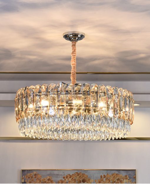 Đèn thả trần, đèn thả pha lê hiện đại, Kích thước 100cm, phù hợp nhiều không gian - Hình ảnh 3