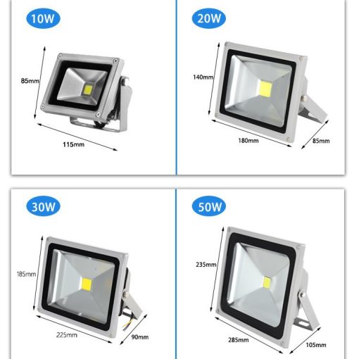 Đèn Pha Led ZIHA Hiện Đại, Chống Nước Tốt, Độ Bền Cao, Thiết Kế Hiện Đại - Hình ảnh 2