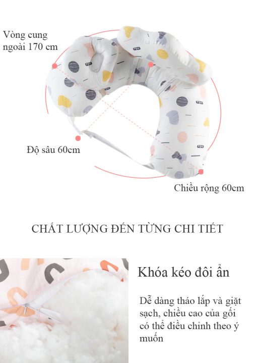 Gối cho con bú, gối hỗ trợ cho trẻ ti sữa - Hình ảnh 16