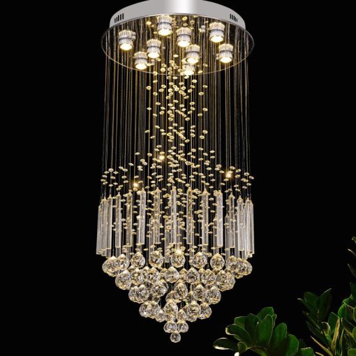 Đèn Thả Thông Tầng, Đèn Thông Tầng Pha Lê K9 - Decor Trang Trí Nội Thất Sang Trọng - Hình ảnh 5