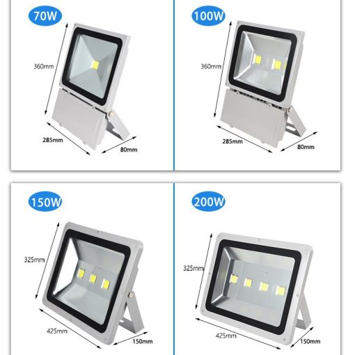 Đèn Pha Led ZIHA Hiện Đại, Chống Nước Tốt, Độ Bền Cao, Thiết Kế Hiện Đại - Hình ảnh 3