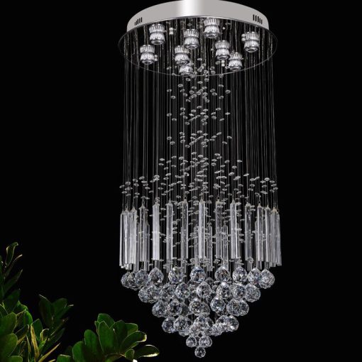 Đèn Thả Thông Tầng, Đèn Thông Tầng Pha Lê K9 - Decor Trang Trí Nội Thất Sang Trọng - Hình ảnh 6