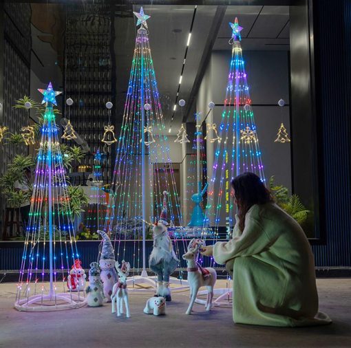ĐÈN CÂY THÔNG NOEL GẤP GỌN ZIHA - Hình ảnh 4