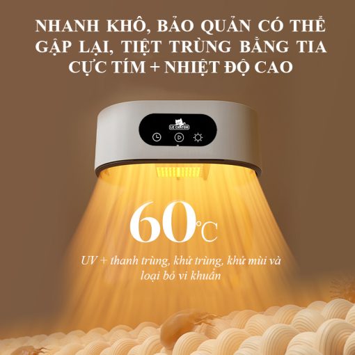 MÁY SẤY GẤP GỌN - Hình ảnh 4