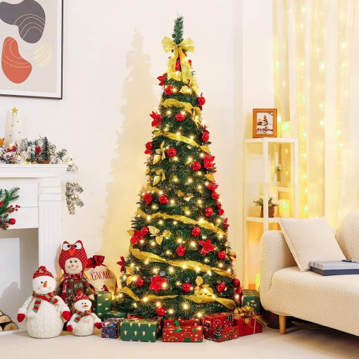 CÂY THÔNG NOEL GẤP GỌN, TRANG TRÍ NHIỀU KÍCH THƯỚC - Hình ảnh 6