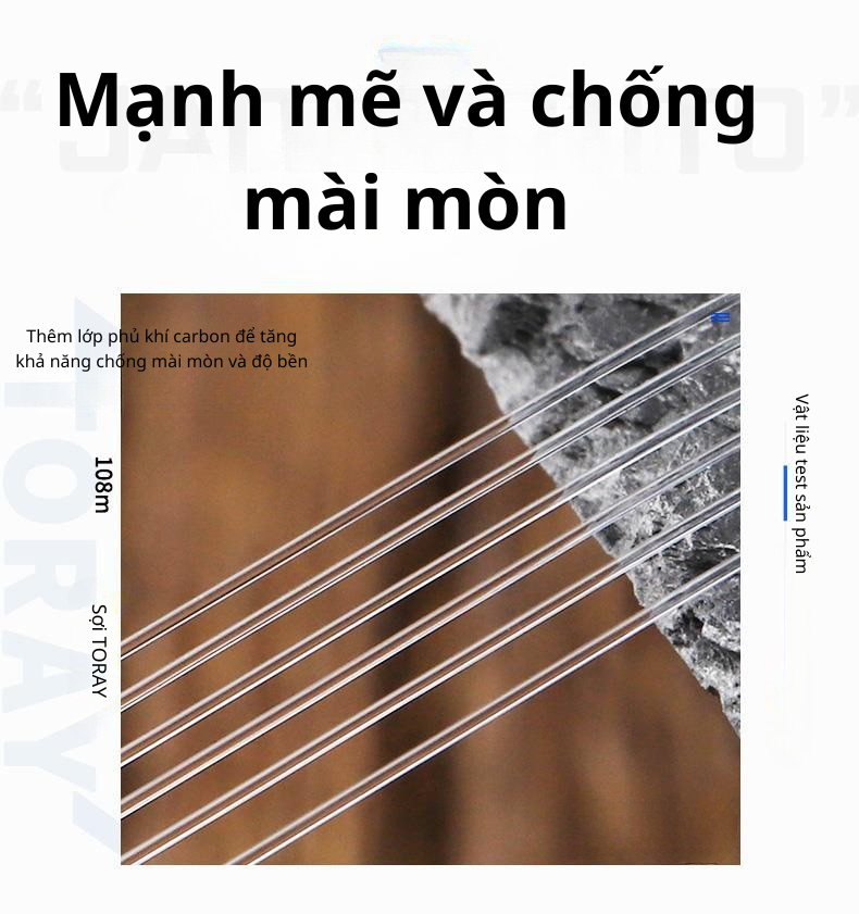 Dây Câu Toray Nhật Bản Cao Cấp - Ảnh 3