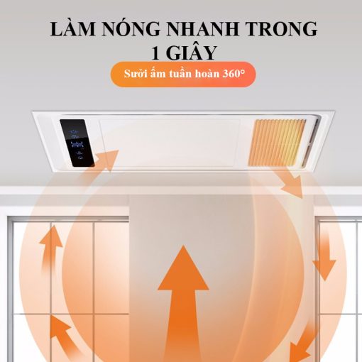 QUẠT SƯỞI NHÀ TẮM KL-203 - Hình ảnh 2