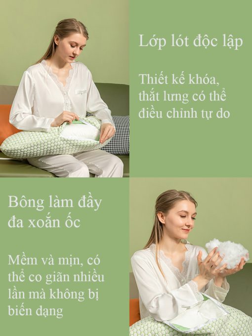 Gối cho con bú, gối hỗ trợ cho trẻ ti sữa - Hình ảnh 4