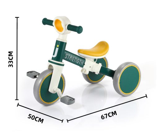 XE BA BÁNH GẤP GỌN CHO BÉ - Hình ảnh 2