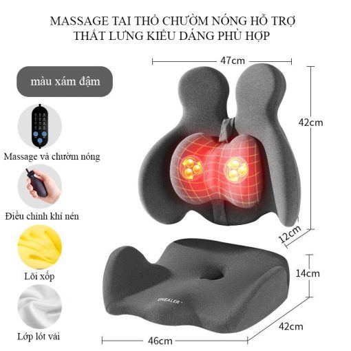 NỆM GHẾ CÔNG THÁI HỌC+MASSAGE - Hình ảnh 3