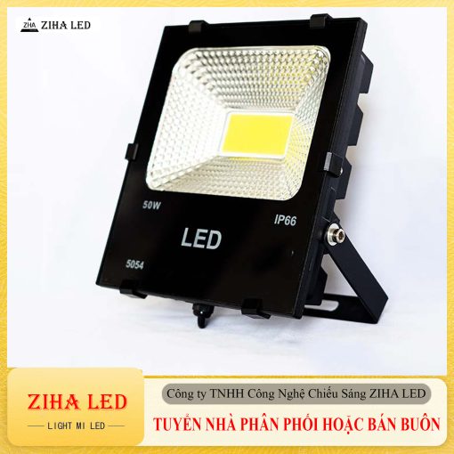 Đèn Pha Led Cao Cấp ZIHA - Đèn LED Chịu Lực Tốt, Công Suất 50W/100W/150W/200W