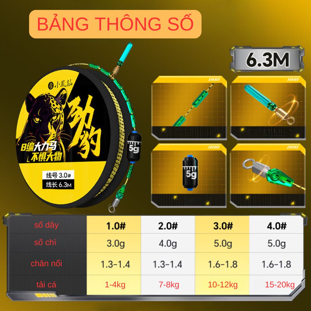 Trục Săn Hàng PE-X64 Buộc Sẵn - Ảnh 7