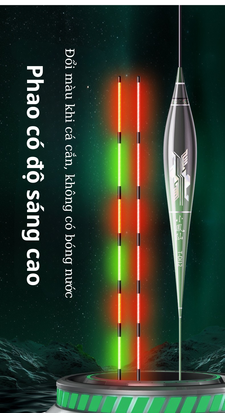 Phao Cảm Biến Đổi Màu Linxiang Cao Cấp - Ảnh 5