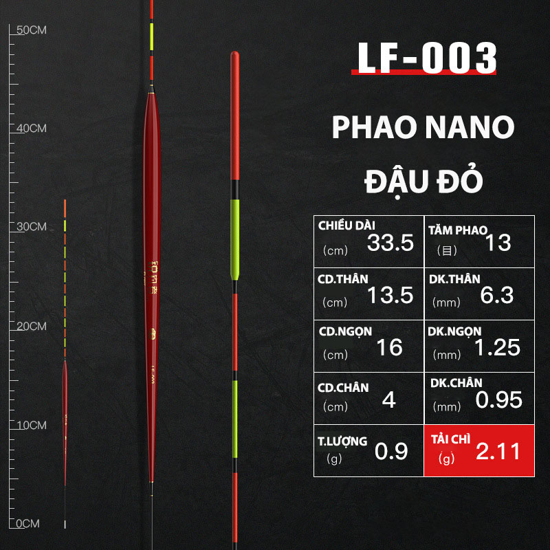 Phao Câu Đài Đậu Đỏ Câu Cá Nhát - Ảnh 9