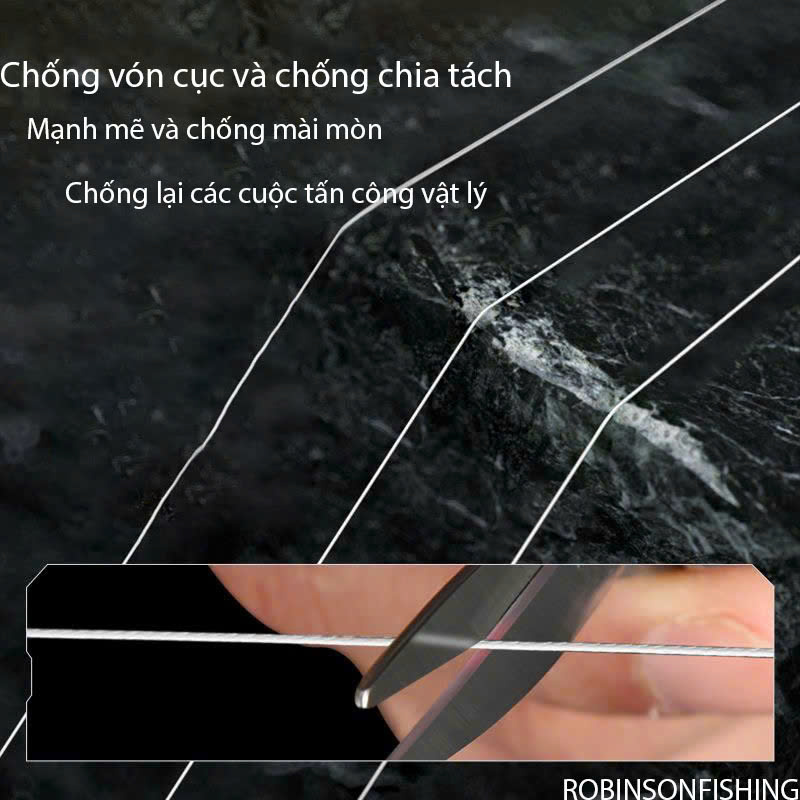 Cuộn 50m Dù Làm Thẻo Lõi Carbon - Ảnh 8